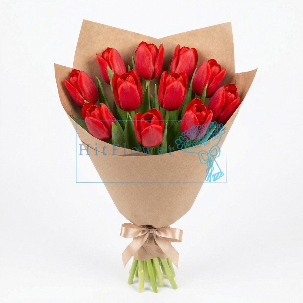 Букет цветов из: Тюльпаны